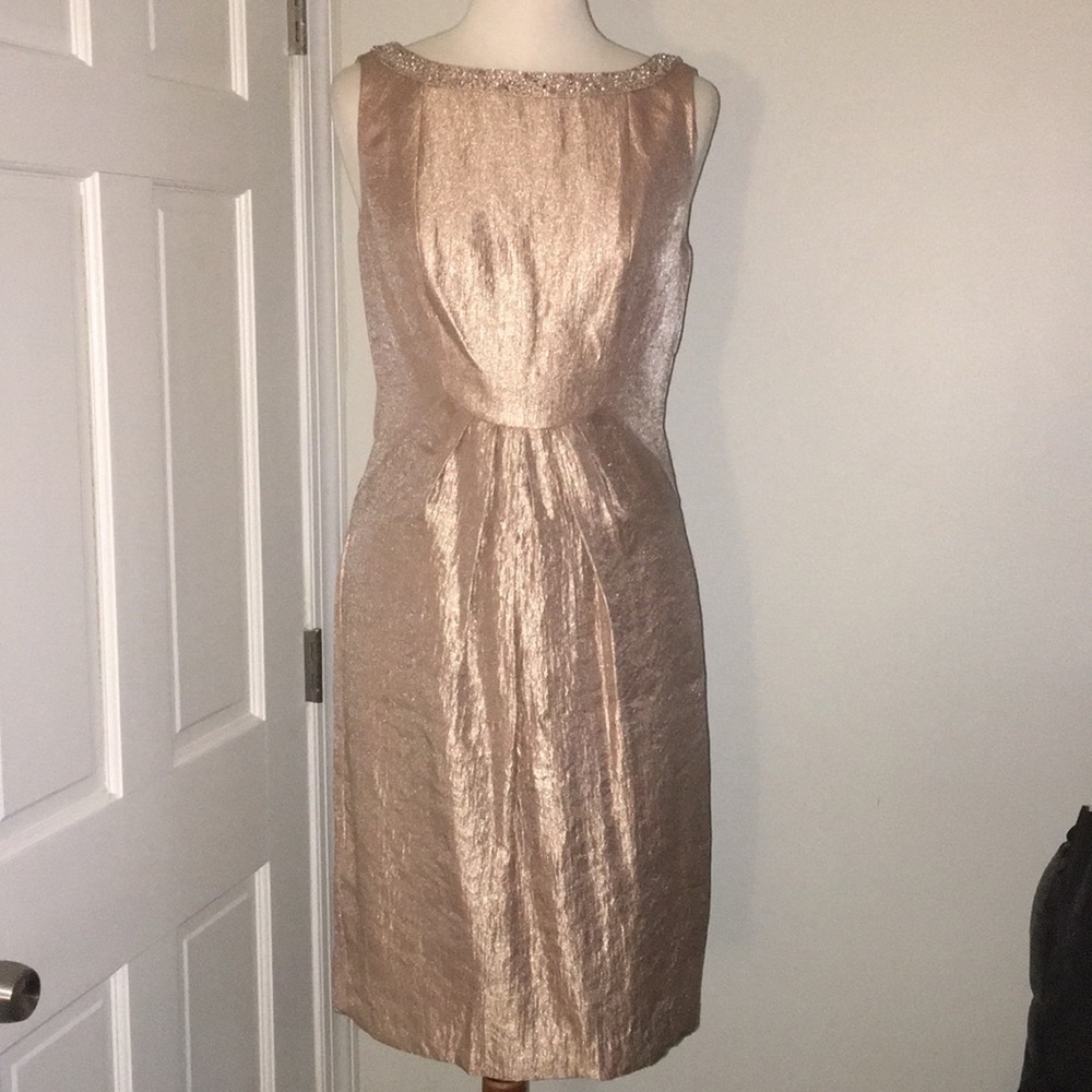 Gold dress